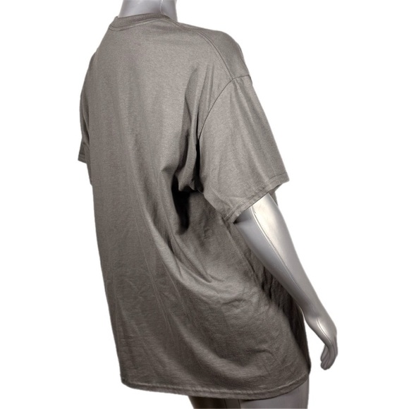 The Blind Medium | Grey Tee Colorful Hippie Skeleton Design Flower Crown - Picture 5 of 11